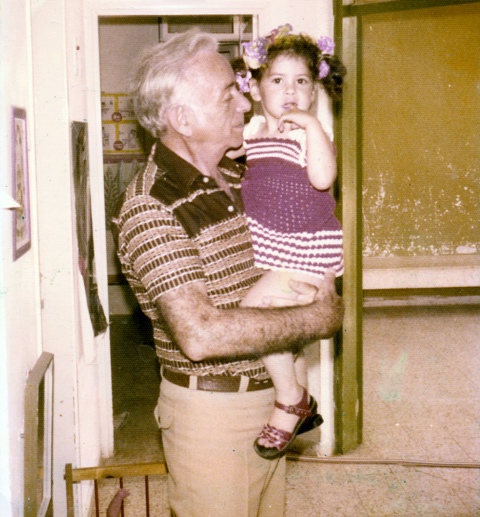 סבא שלי ואני - מרץ 1980